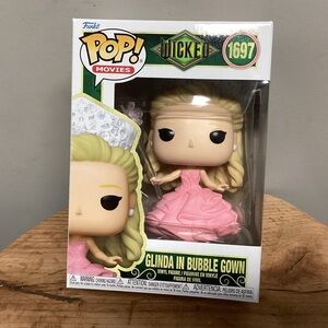 🔴 NWT - Wicked “Pop” Funko Movies - Glinda In Bubble Gown - 1697 - Collectible